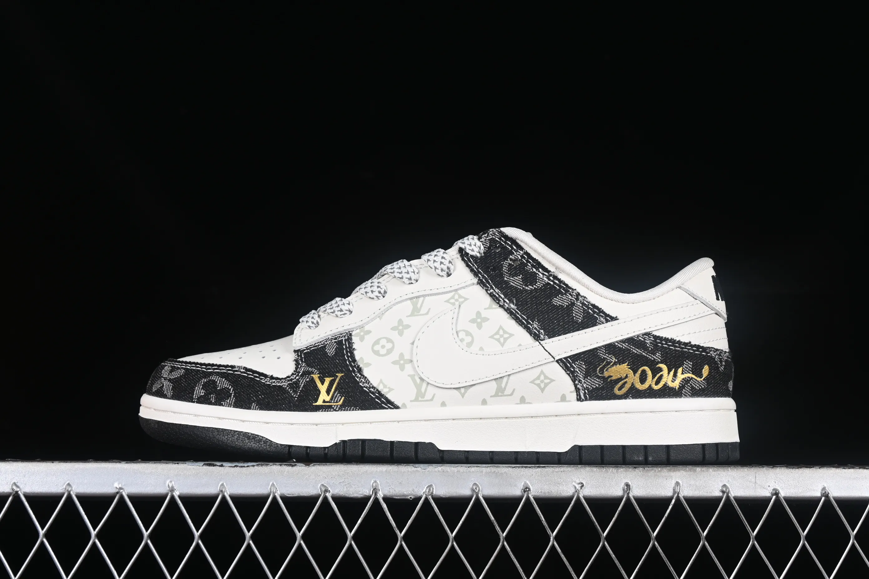 All categories Nk SB Dunk Series Nk SB Dunk Low low-top sneakers LV x Nk Dunk Low joint model Louis Vuitton-2024 Chenlong SB low-top casual sneakers FC1688-163